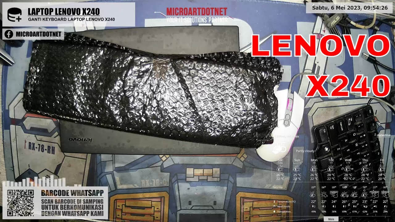 Tutorial Cara Ganti Keyboard pada Laptop Lenovo X240
