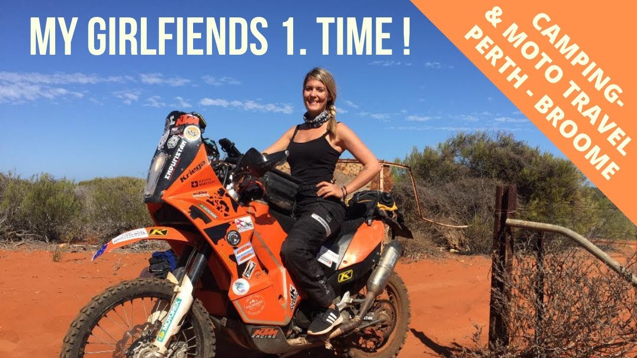 Girl on a Motorcycle Journey / Western Australia