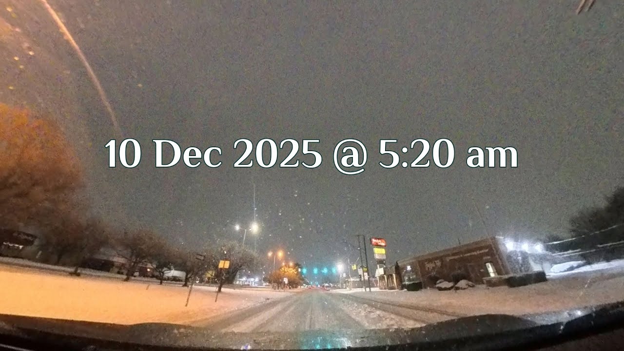 Gratiot Ave: Roseville to Detroit After 2-4 Inches of Heavy Snow