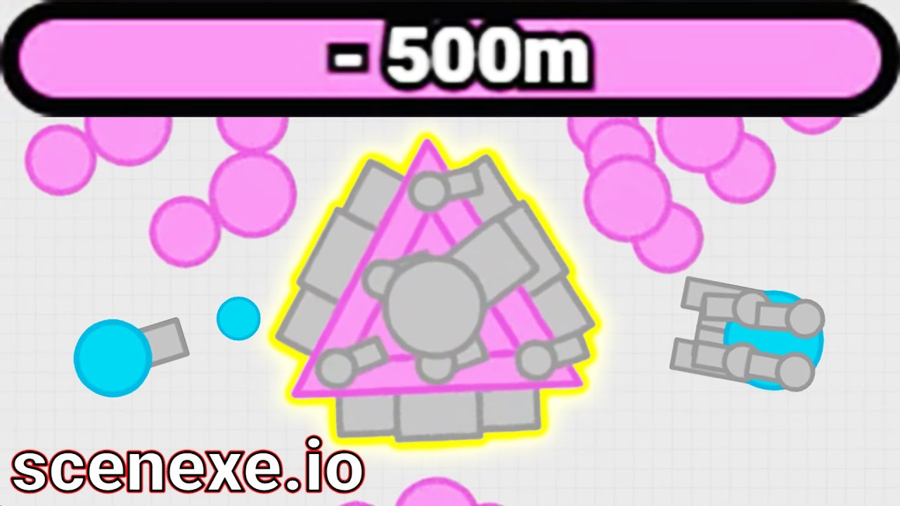 The Next Diep.io Game - Scenexe.io (500M Score)