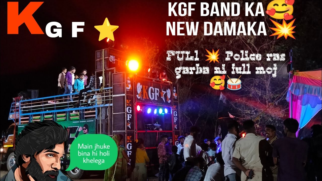 Kgf Star band at Chitra dungar Last night 💥😊&hearts;️ kya raash garba