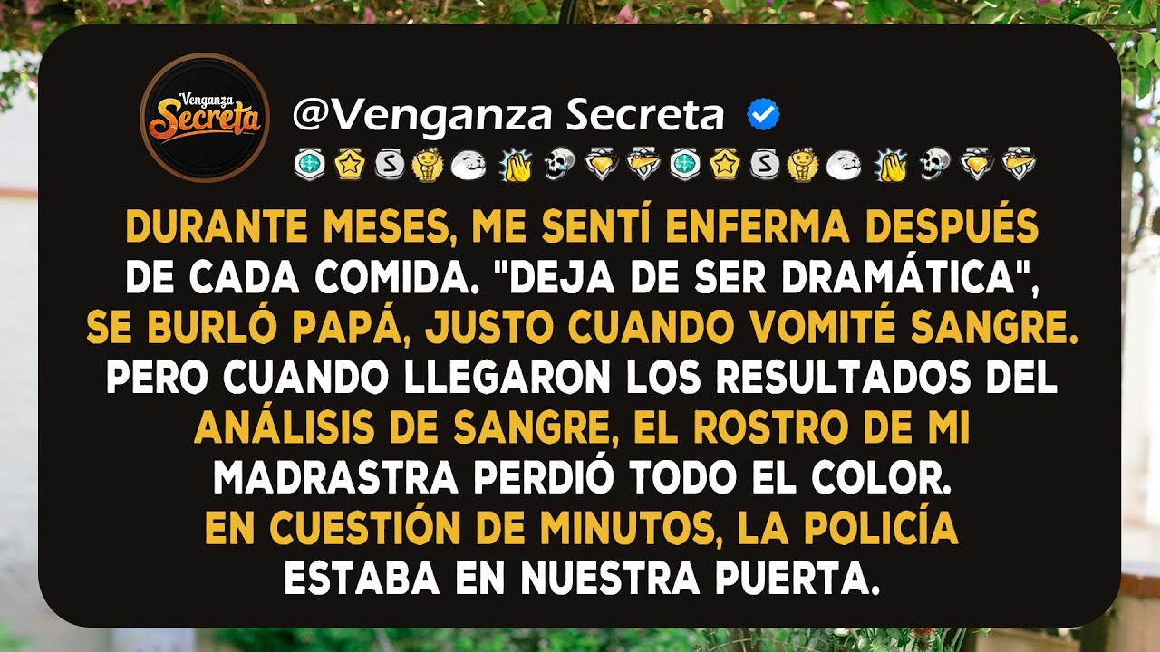 Durante meses, me sentí enferma después de cada comida. “Deja de ser dramática”, se burló papá—justo