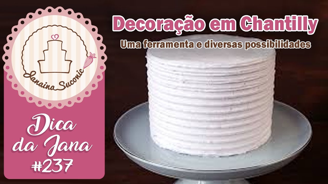 Dica da Jana #237 Marcador para coberturas cremosas - Por Janaina Suconic