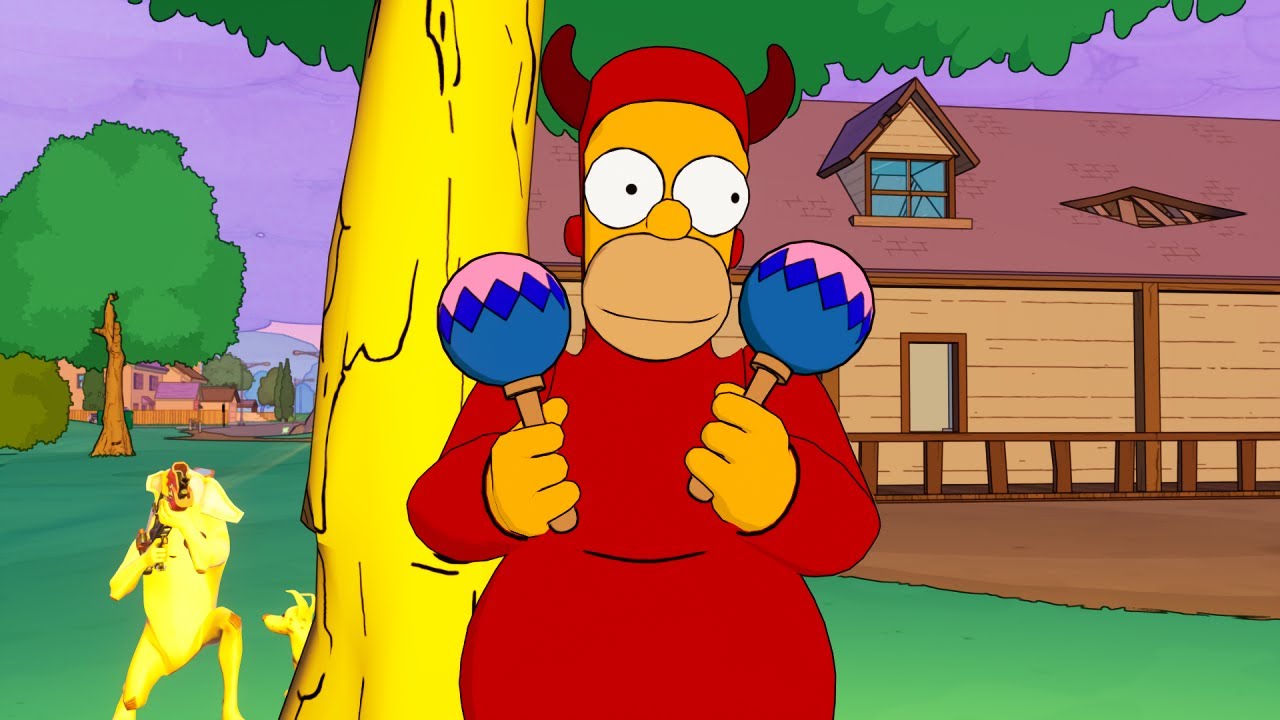 Hot to easy kill Evil Homer Fortnite Simpsons Boss