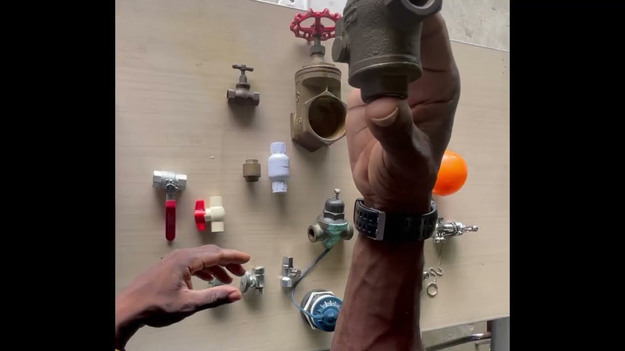 Types of valves & their Functions (Plumbing Valves)