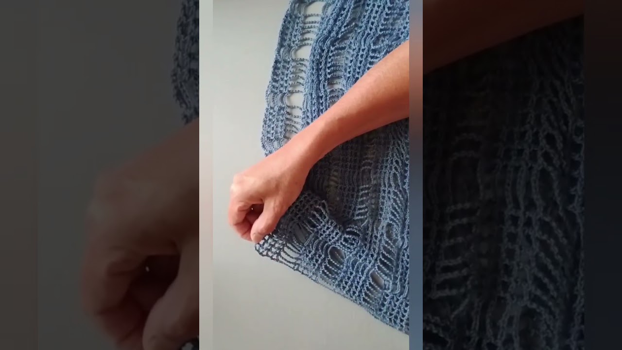 TUNIQUE DE PLAGE AU CROCHET