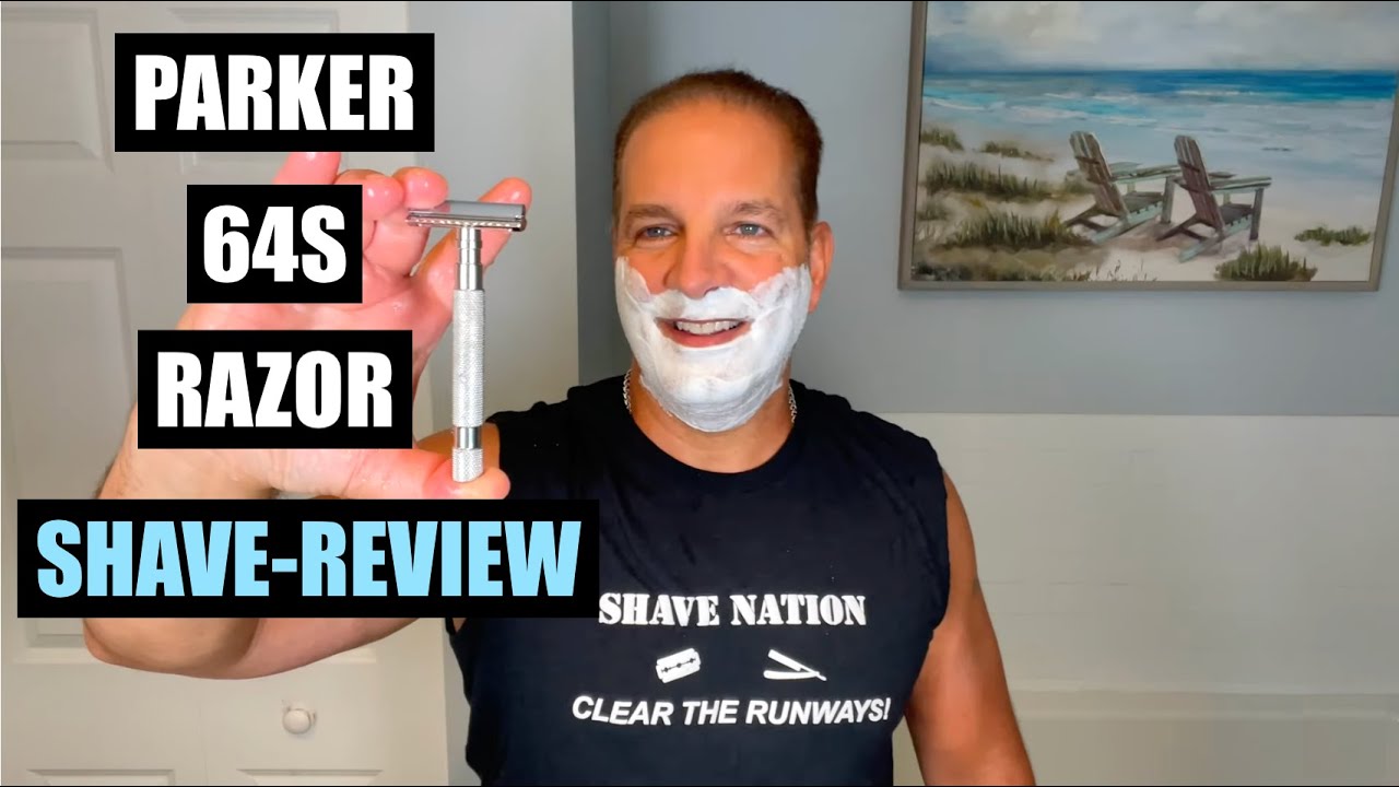 Parker 64S Stainless Steel Razor Shave & Review