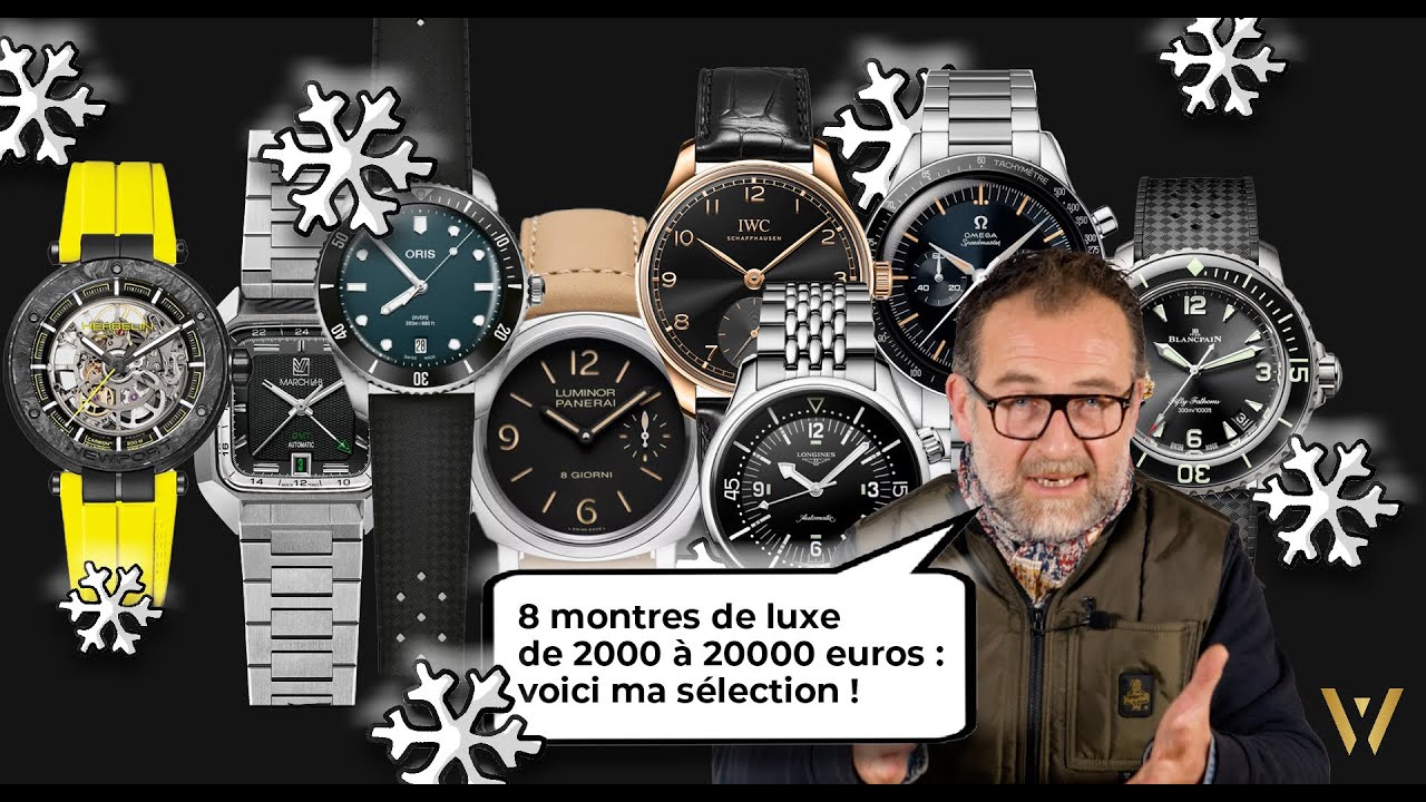 8 montres de luxe à s'offrir (ou offrir) pour Noël à partir de 2000 euros