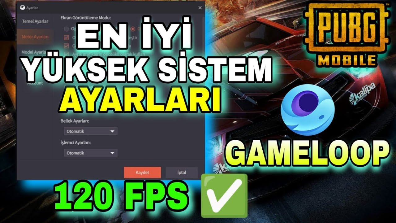 Gameloop En İyi Y&uuml;ksek Sistem Ayarları - Pubg Mobile Kasma Sorunu &Ccedil;&ouml;z&uuml;m&uuml;