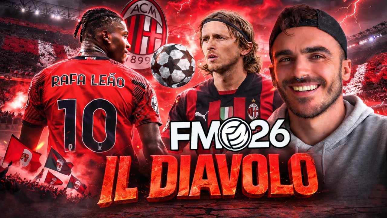 REMONTADA HISTÓRICA O RIDÍCULO ABSOLUTO 🔴⚫ AC MILAN RETO FM26