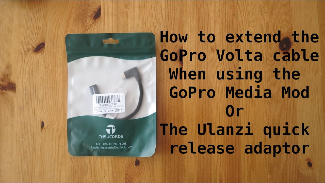 GoPro Volta short cable my solution