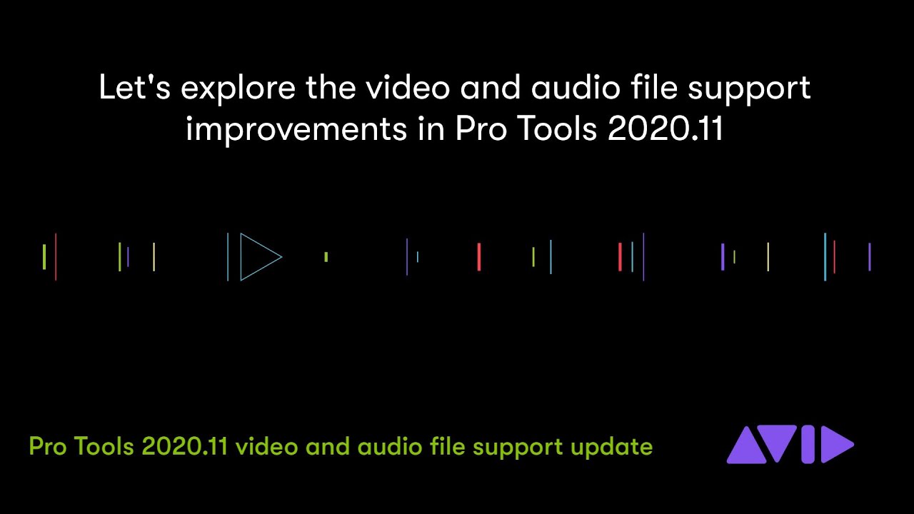 New in Pro Tools 2020 — Video and Audio File Support Update
