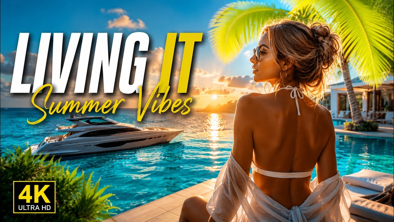 Deep House Groove  🌊 Mix  Summer Beach Vibes  EP 08- Living it