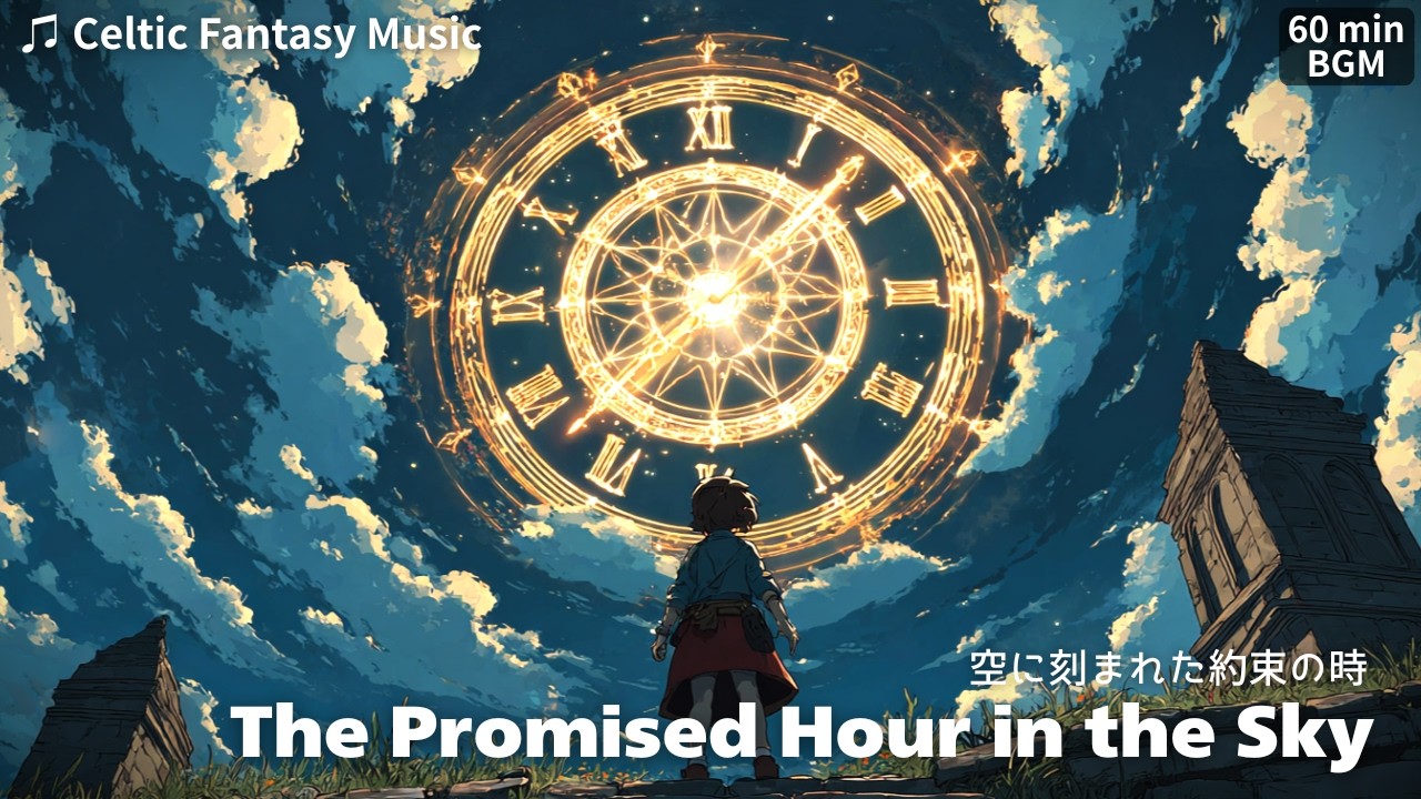【ケルト×ファンタジー音楽】空に刻まれた約束の時｜作業用・集中用BGM (60分)
