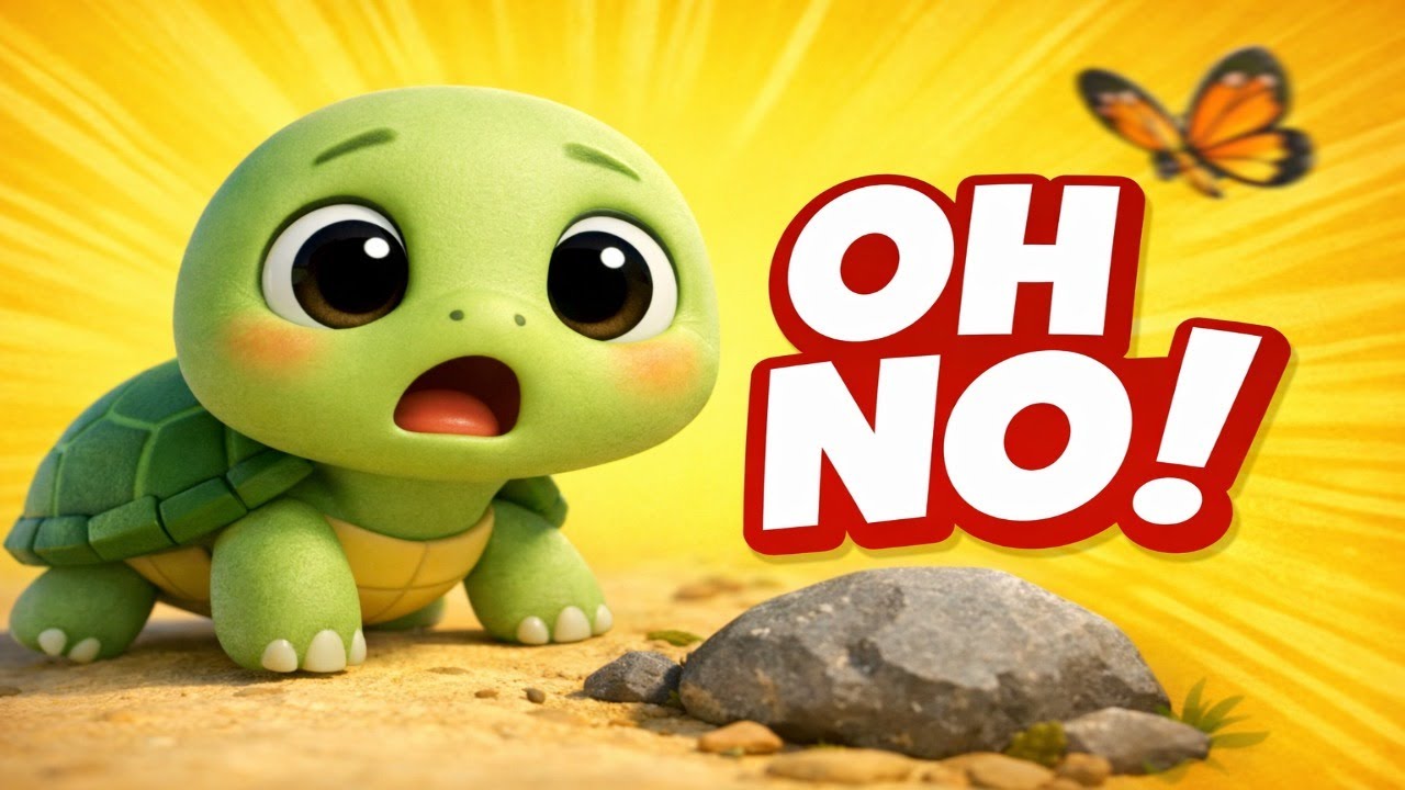 One little turtle || वन लिटल टर्टल || kids rhyme song #littlegigglejingles #kids #kidslearning