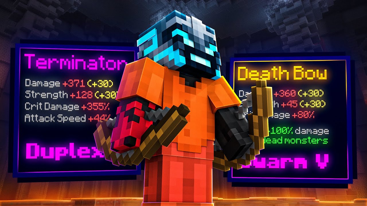 Создание HYPERMAXED-настройки лучника... (Hypixel Skyblock)