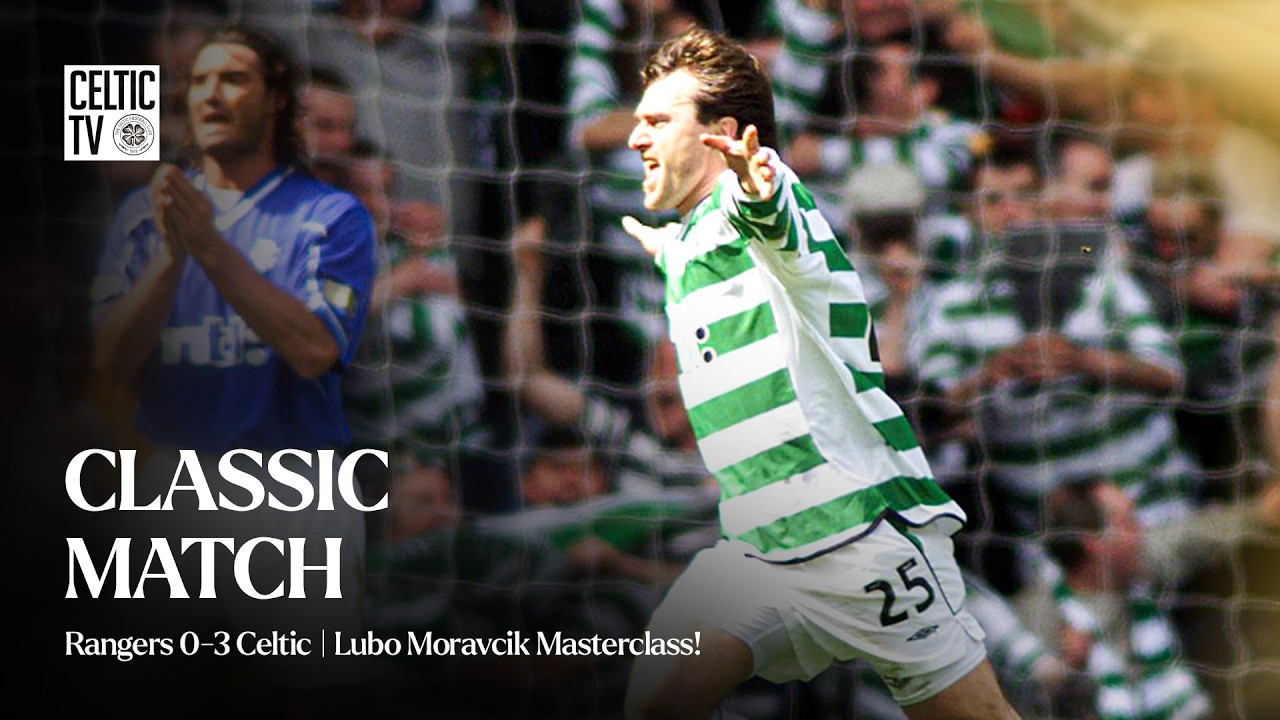 Classic Celtic Matches | Rangers 0-3 Celtic | Lubo Moravcik Masterclass! (29/04/01)