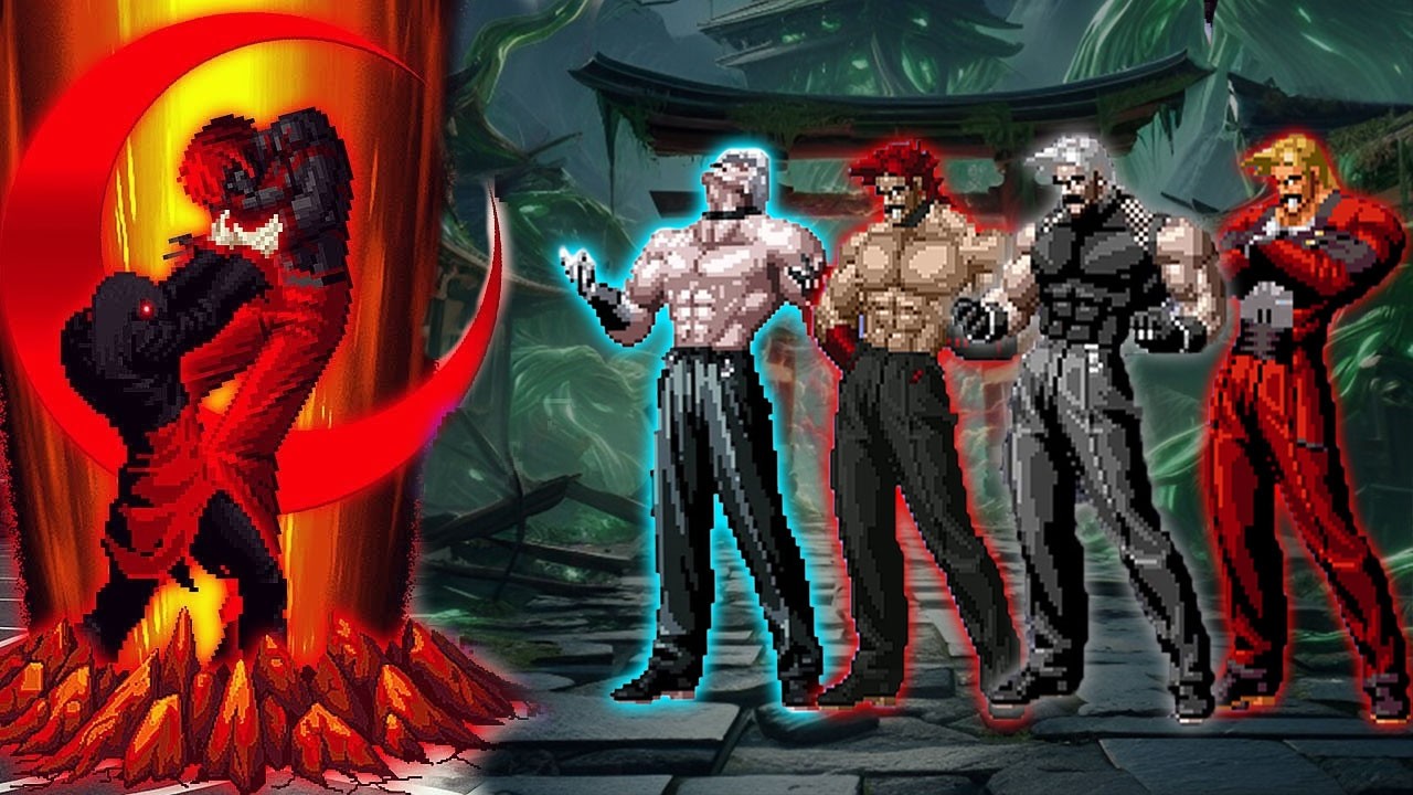 [Mugen KOF] Код C ЯгЭвил против команды Ругала Бернштейна из Ultimated