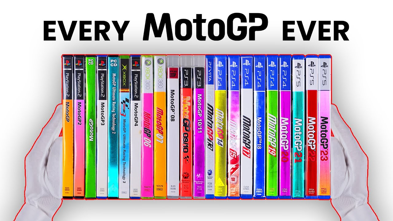 Unboxing Every MotoGP Game Ever (2000-2023)