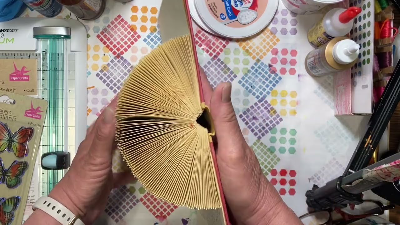 New Build Your Stash and Craft, Wk 26, Diy Book Rolodex :)
