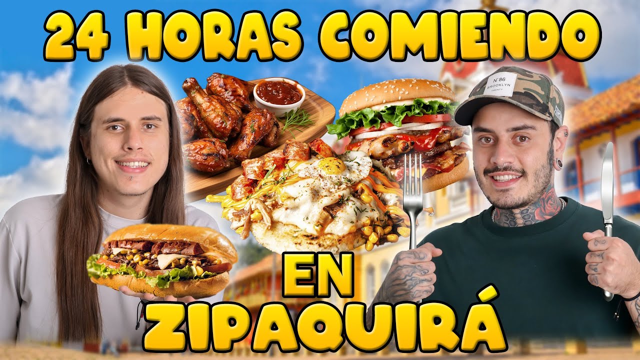 24 HORAS BUSCANDO LA MEJOR COMIDA DE ZIPAQUIRÁ !!