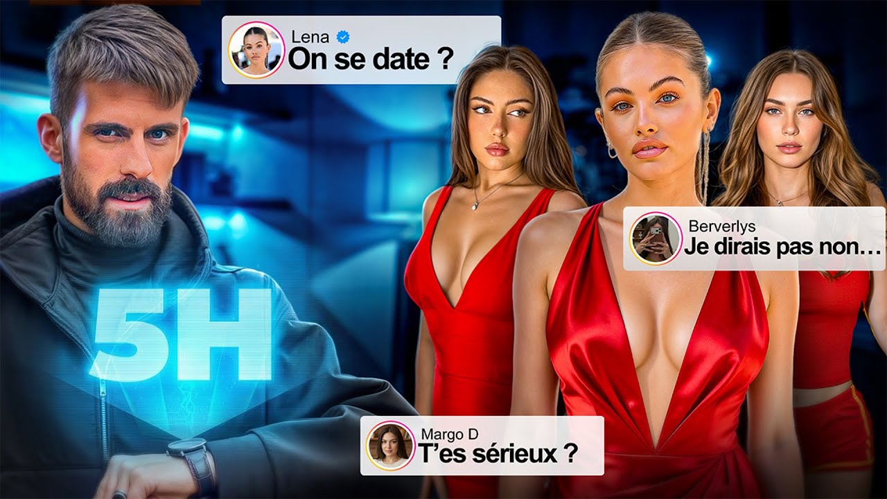 DÉFI : 5 heures pour séduire 10 FEMMES par DM (je montre tout)