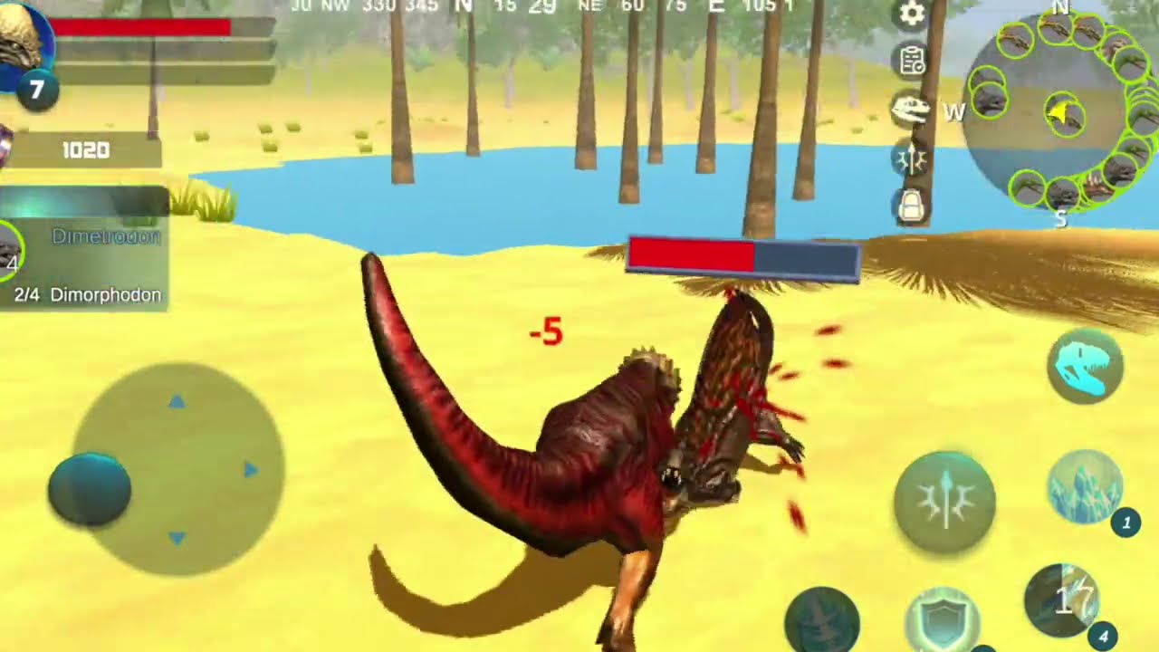 Best Dino Games - Pachycephalosaurus Dino Simulator Android Gameplay