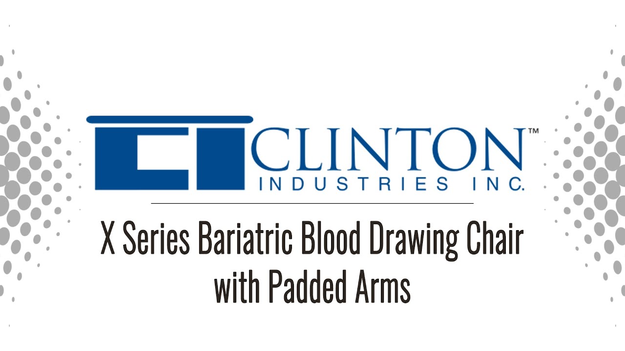 Clinton Industries Inc. Bariatric Chair with Padded Arms &middot; Medical Equipment Sales & Repair