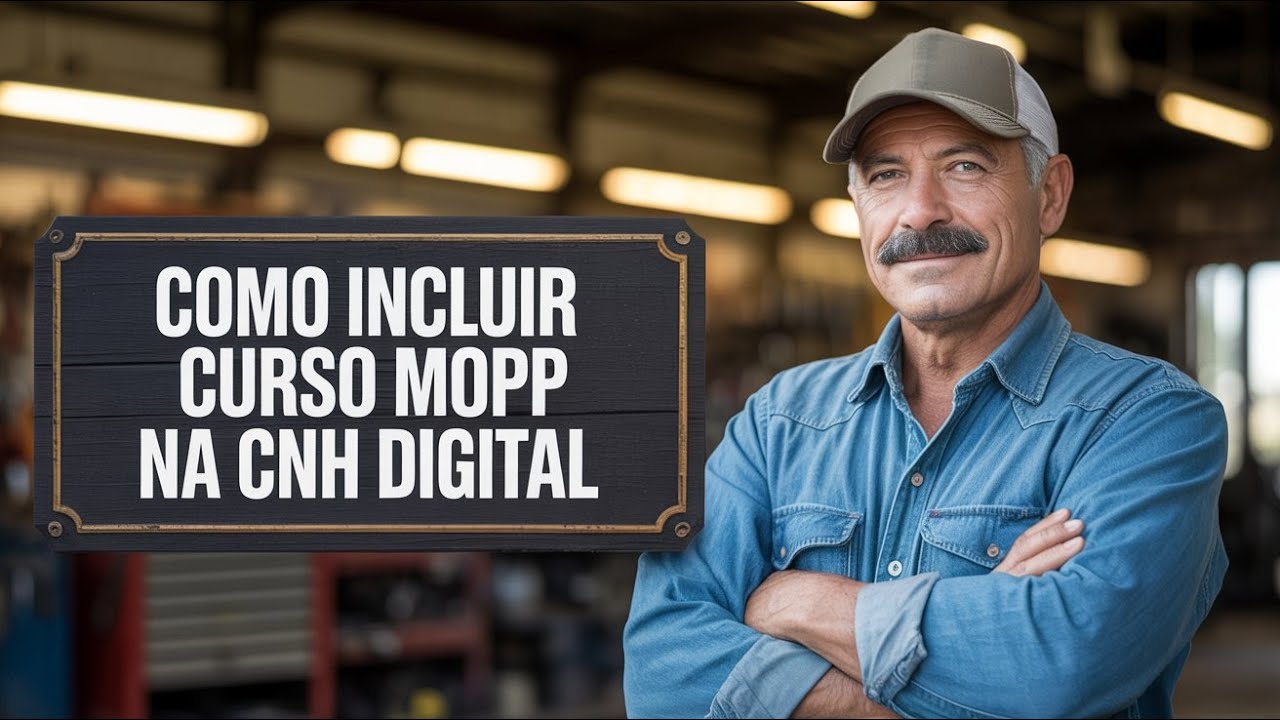 Como incluir seu curso MOPP na CNH digital