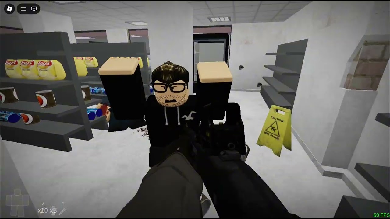 Je raid un magasin 🏬 ! | Gameplay Ready To Act Roblox. AdamBoom