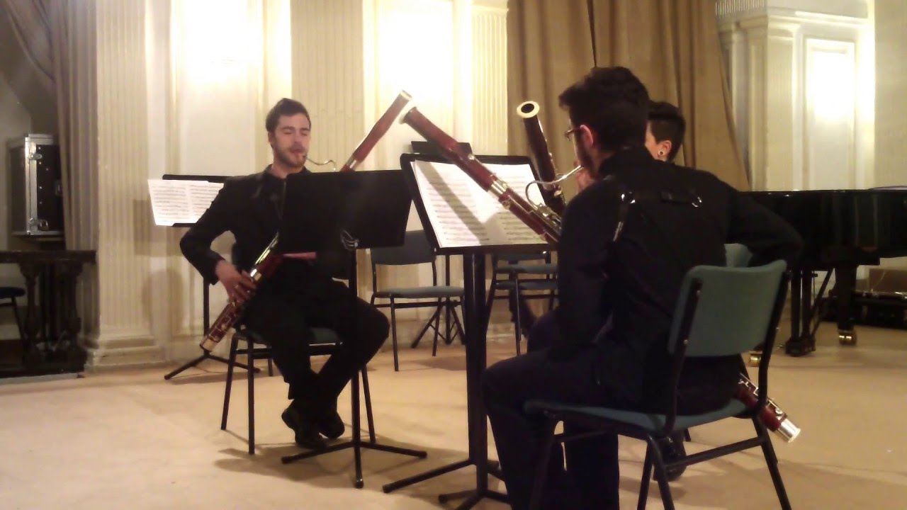 Divertissements pour trois bassons - E. Bozza