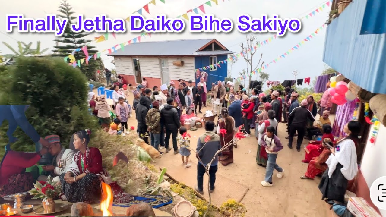 Elder Brother Weeding Ceremony// Finally bihe sakiyo jetha daju vaujuko