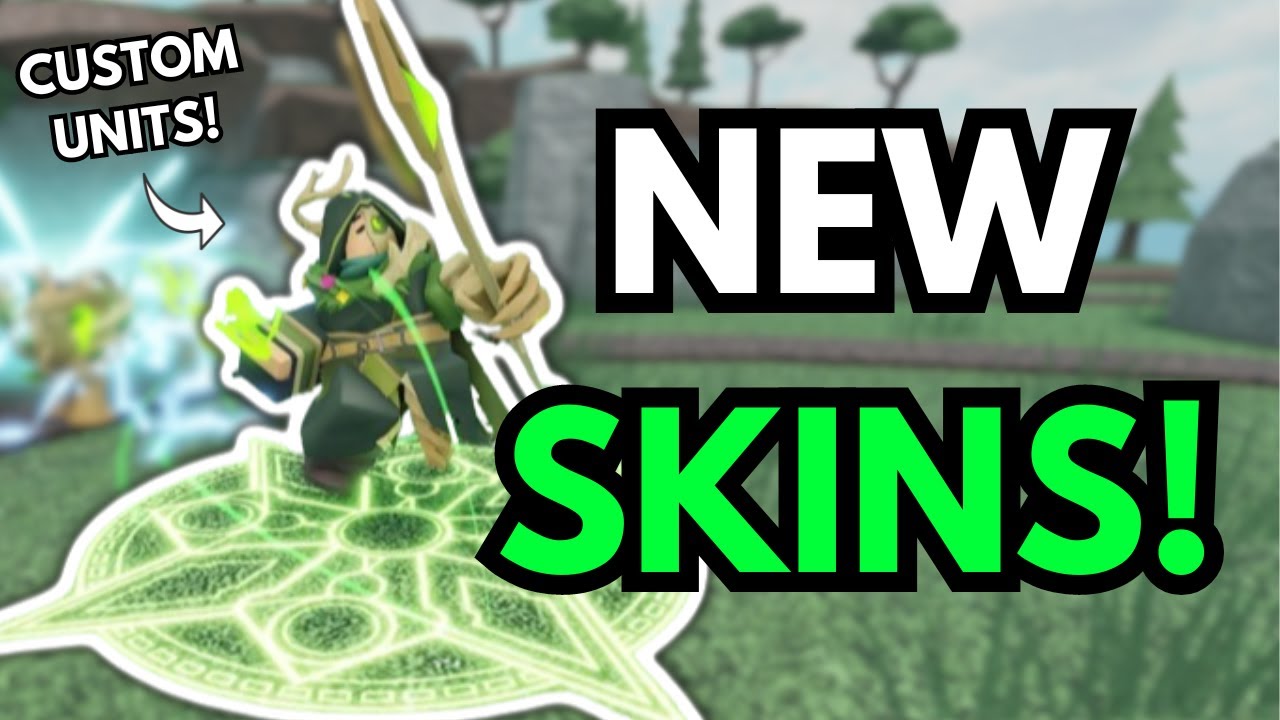 These New Skins are AMAZING! | SHOWCASE + RANKING - Tower Defense Simulator (UPDATE)