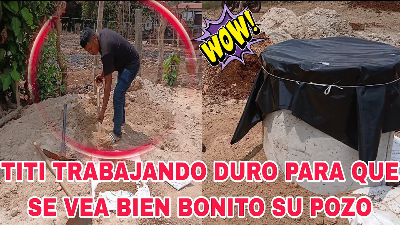 🛑🛑TITI SIGUE TRABAJANDO DURO?Vean como quedo el POZO terminado?no lo creerás 😱
