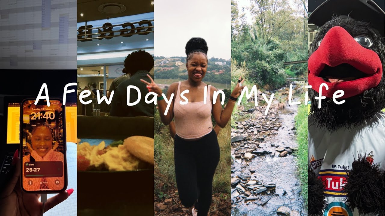 Few Days In My Life:Varsity Cup,Hiking, Studying,Cooking,Shopping Haul,Brekkie Date|FinalYearDiaries