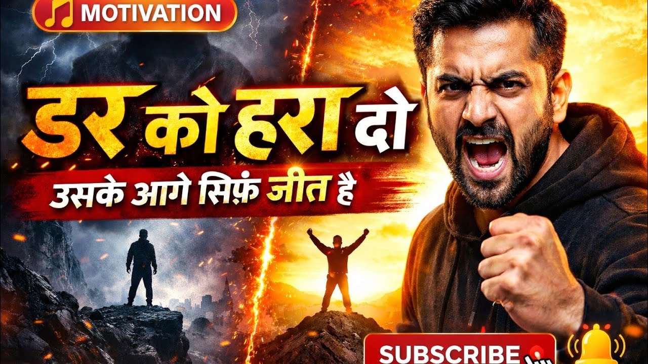 डर की आखिरी परीक्षा 🔥 | जब हालात तोड़ने लगें – ये गीत सुनो | Powerful Motivational Song 