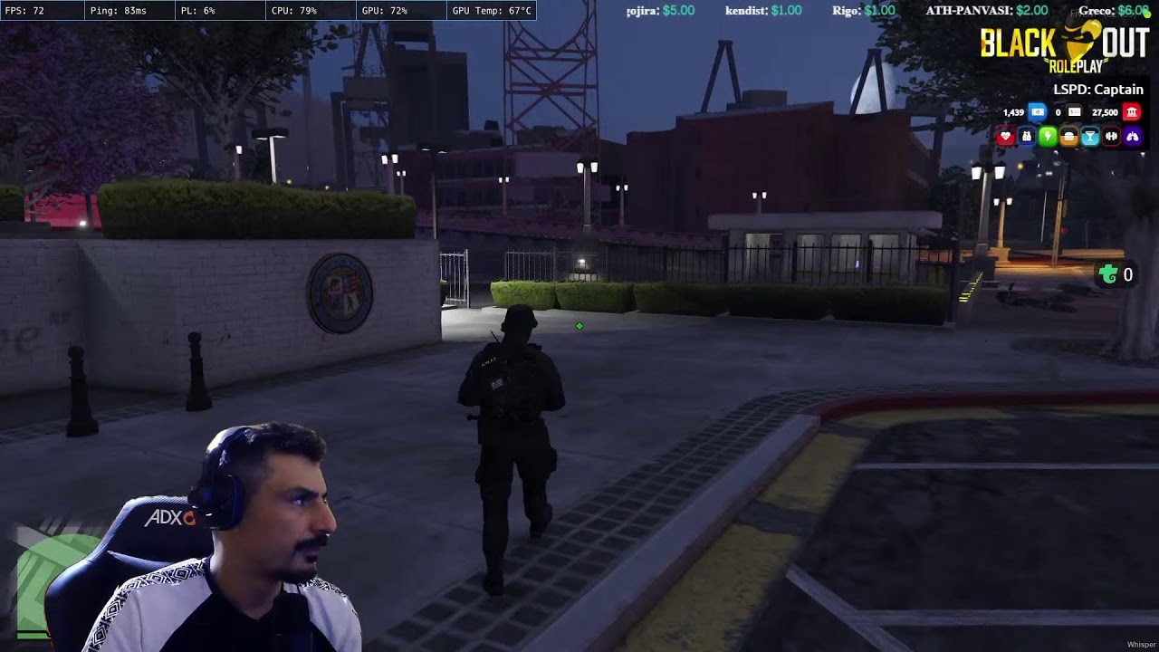 🔴Live! GTA RP ll L.S.P.D  ll PERIPOLIES KAI TRAFFIC STOP..!!