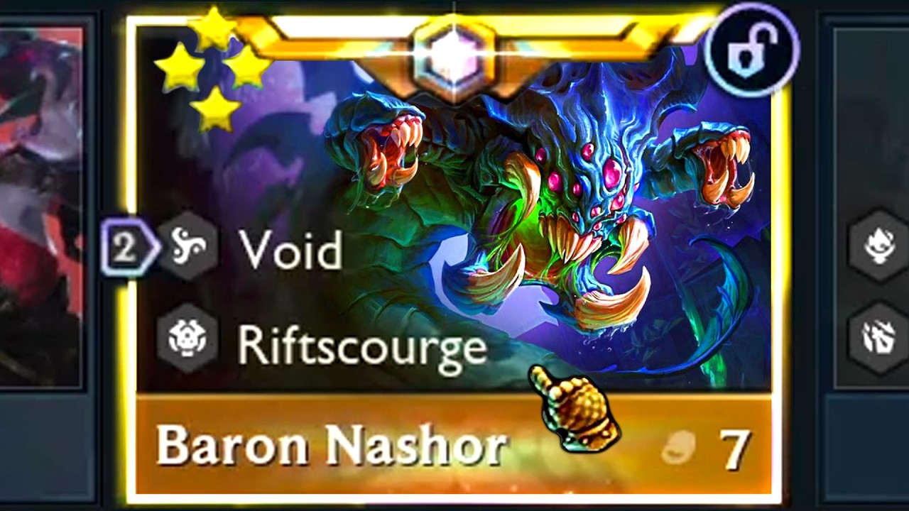 4 star BARON NASHOR!... ⭐⭐⭐⭐ 7 Cost | TFT Set 16