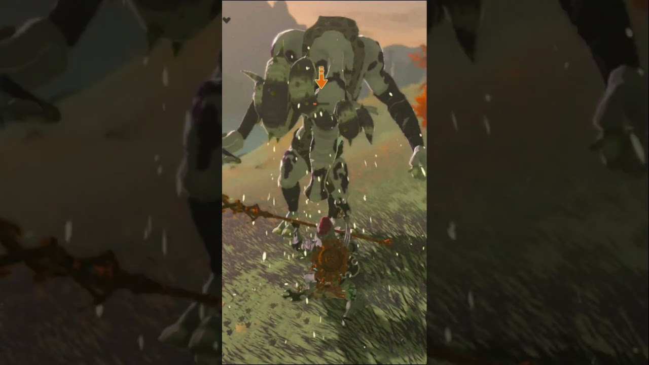 Defeating a Silver Moblin in Zelda Tears of the Kingdom TOTK
