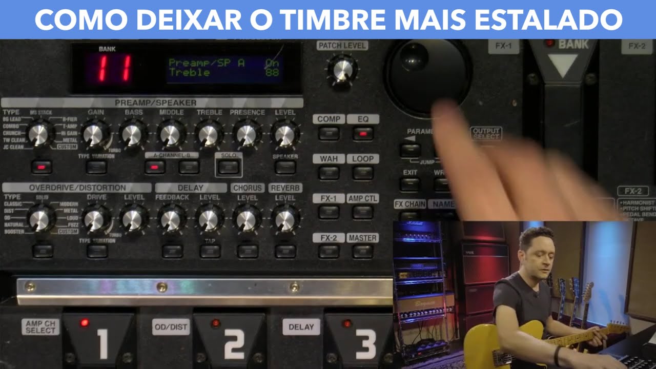 COMO DEIXAR O TIMBRE MAIS ESTALADO
