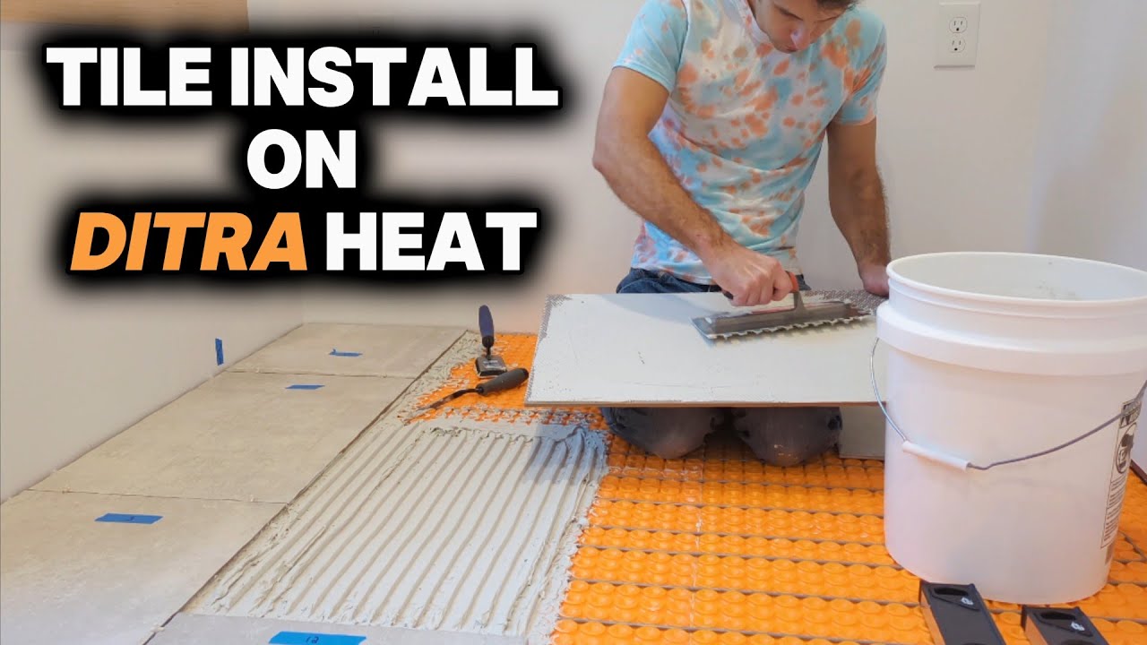 How to Install Large Format Tile on Uncoupling Membrane Underlayment