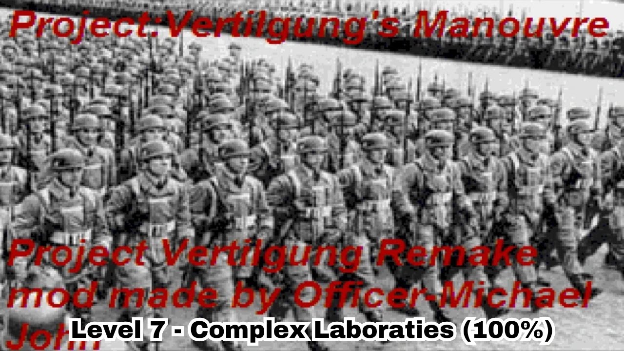 Wolfenstein 3D - Project:Vertilgung's Manouvre Level 7 (100%)