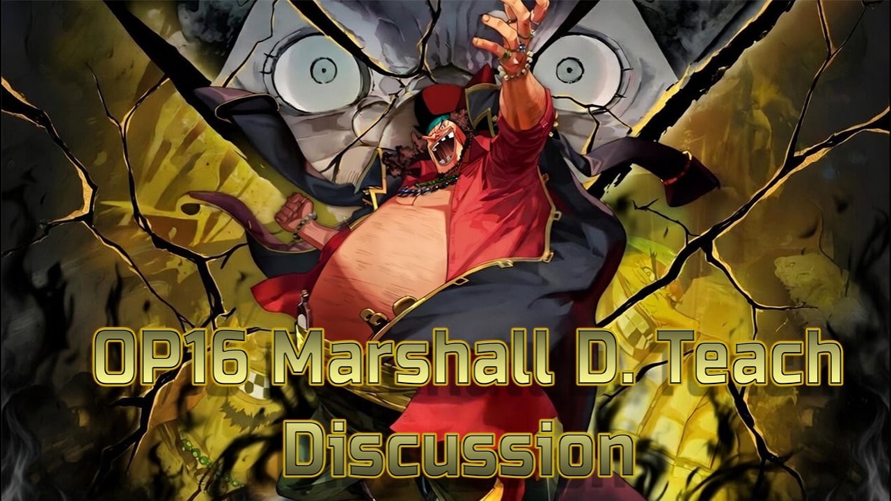 One Piece OP16 Black Yellow Marshall D Teach?!?!?   THANK YOU BANDAI
