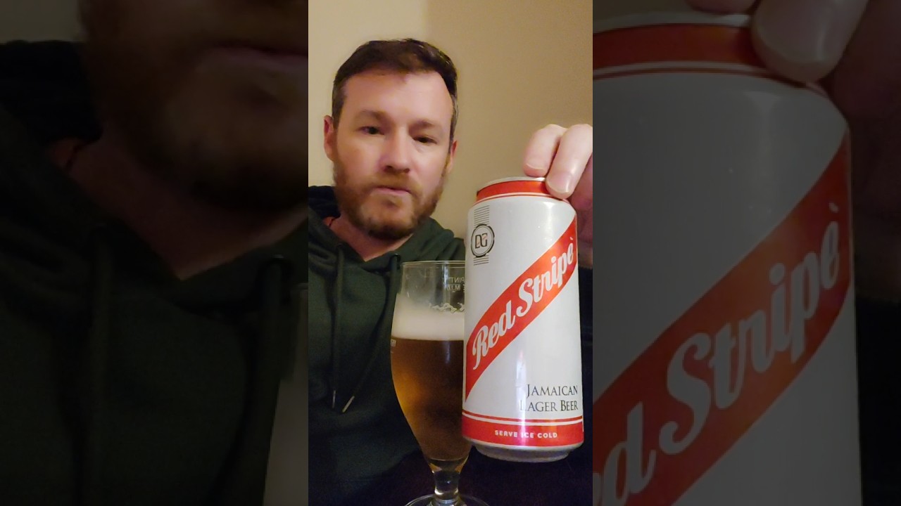 @Irishguydrinks... RED STRIPE JAMAICAN LAGER BEER #beer #review #ireland #jamaica #shorts #imo