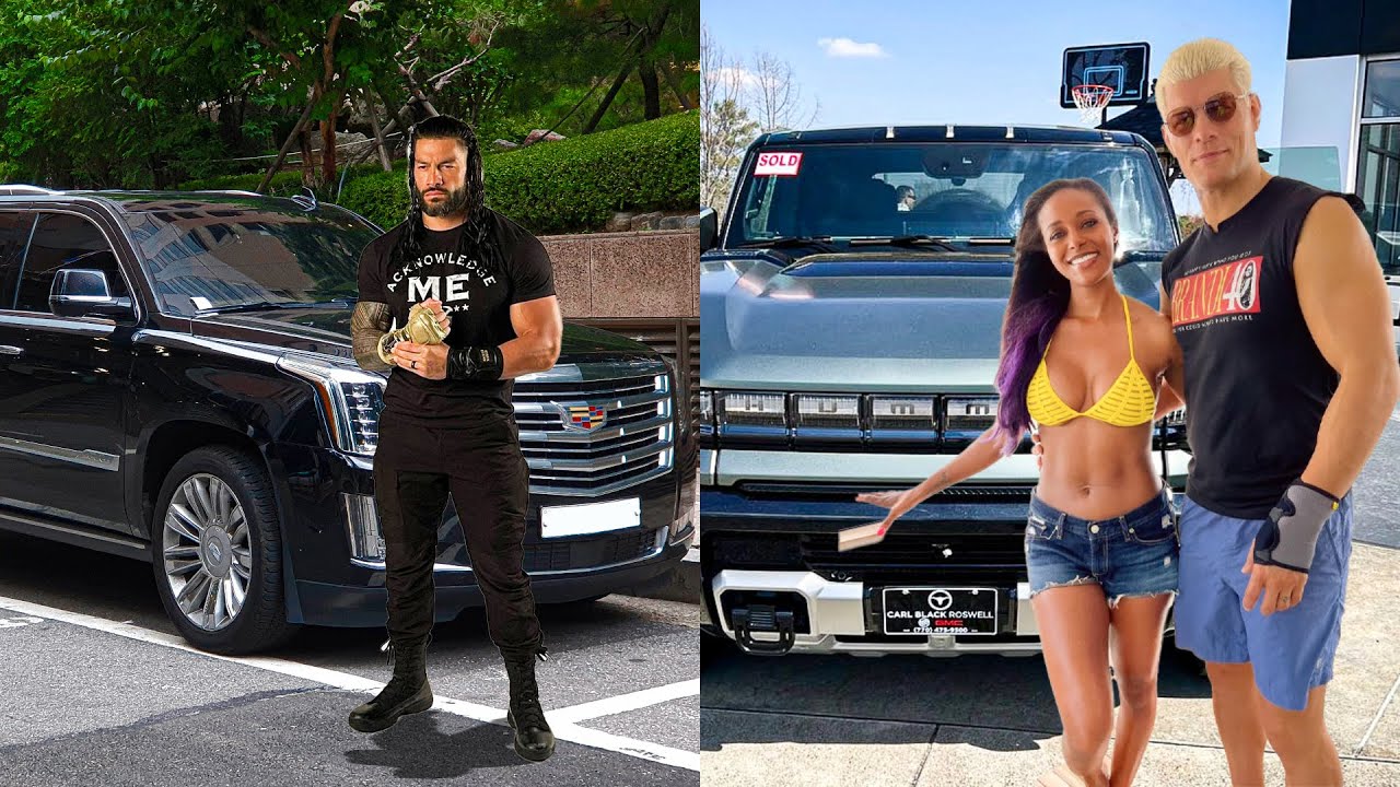 WWE Roman Reigns VS Cody Rhodes Car Collection 2024