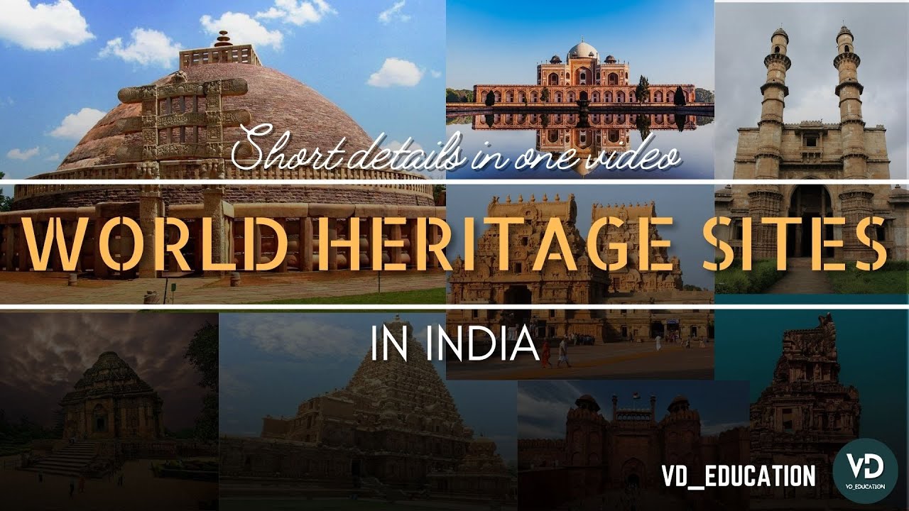 UNESCO World Heritage Sites in India || GATE Architecture || 80+ marks strategy #vd_education_24