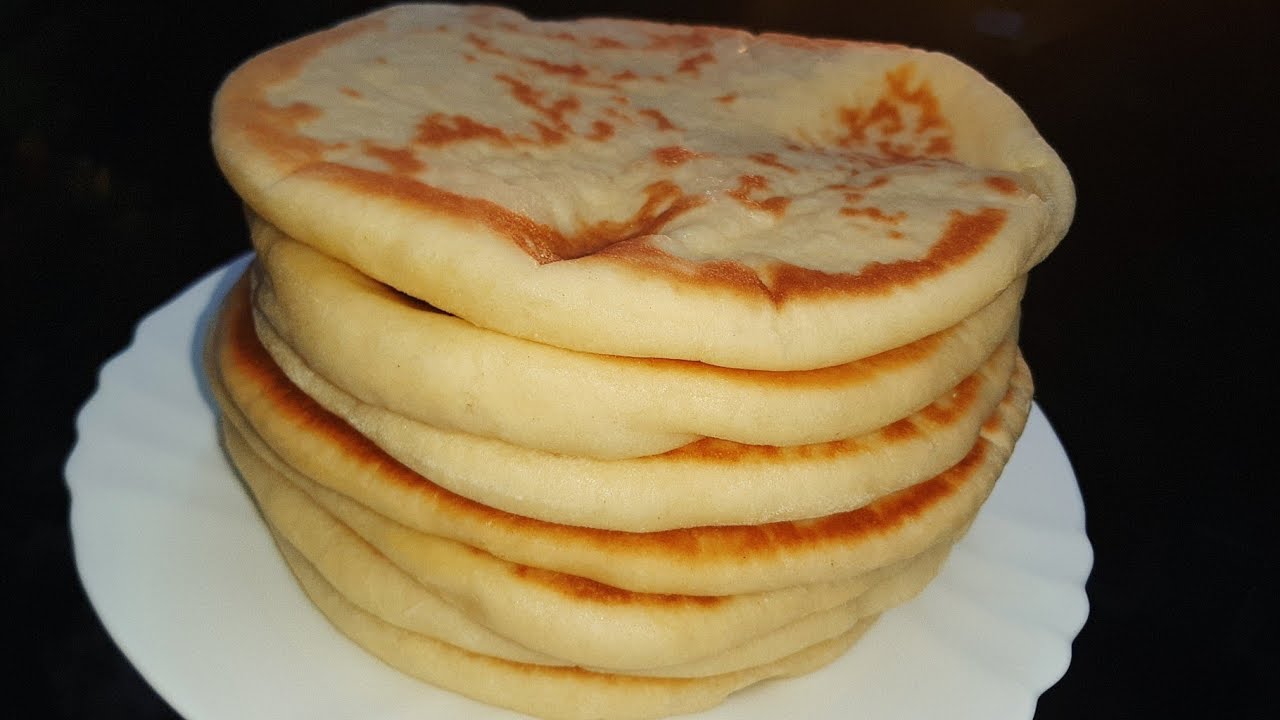 Pane soffice in padella /Fluffy bread in a pan/Turte pe Tigaie/Pain &agrave; la po&ecirc;le/5oubez tagine