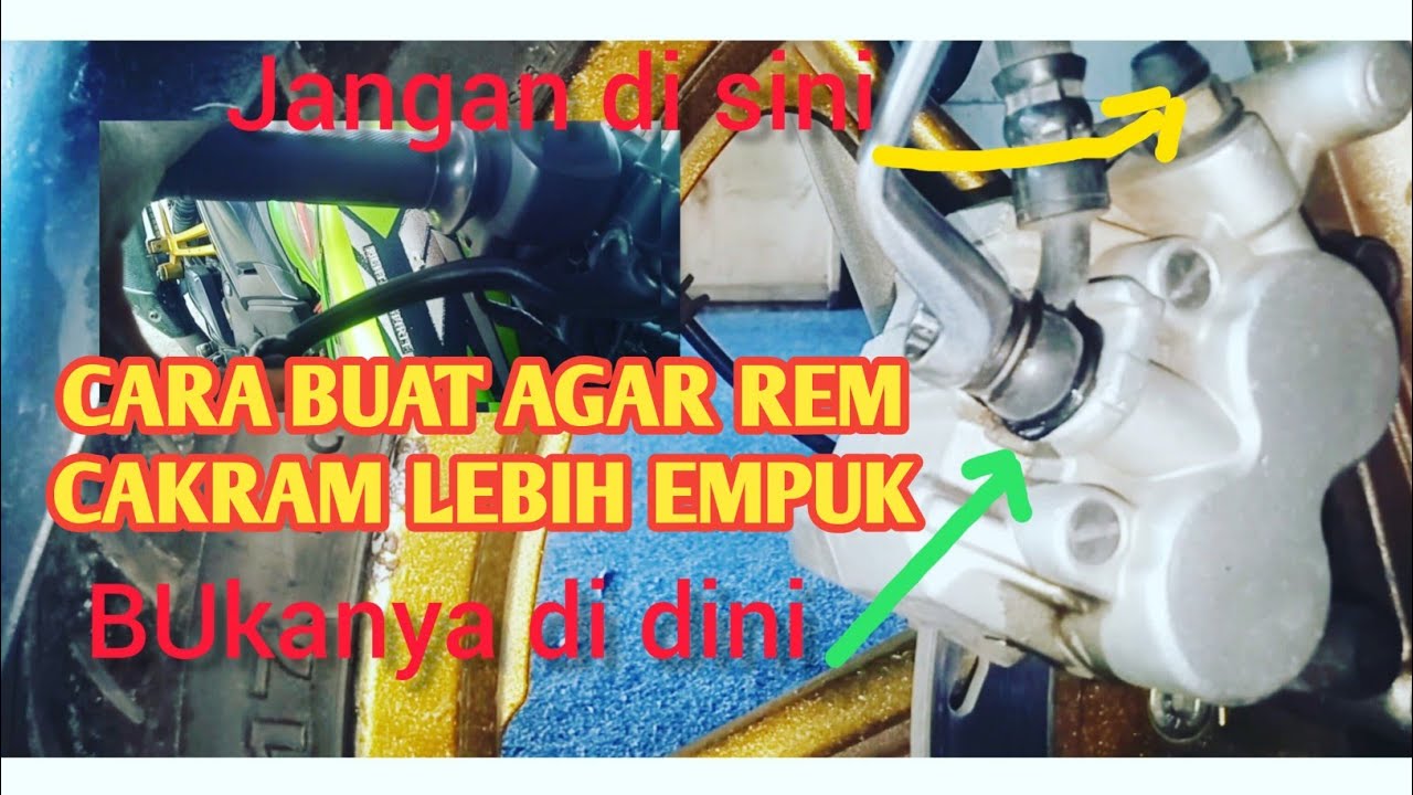 Cara Membuat Rem Cakram Agar Empuk dan Ringan@apm motor chanel