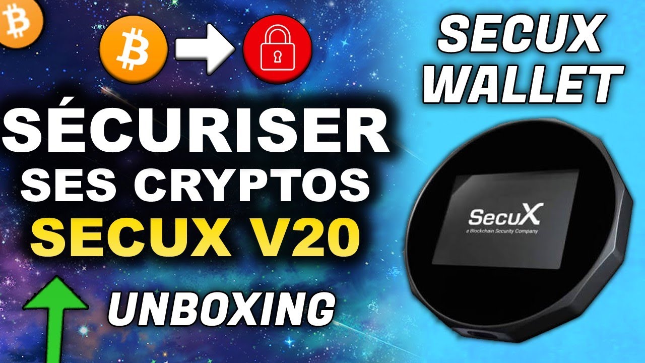 SECUX V20 UNBOXING & REVIEW, GARDE EN S&Eacute;CURIT&Eacute; + DE 1000 CRYPTO MONNAIE COLD/HARDWARE WALLET