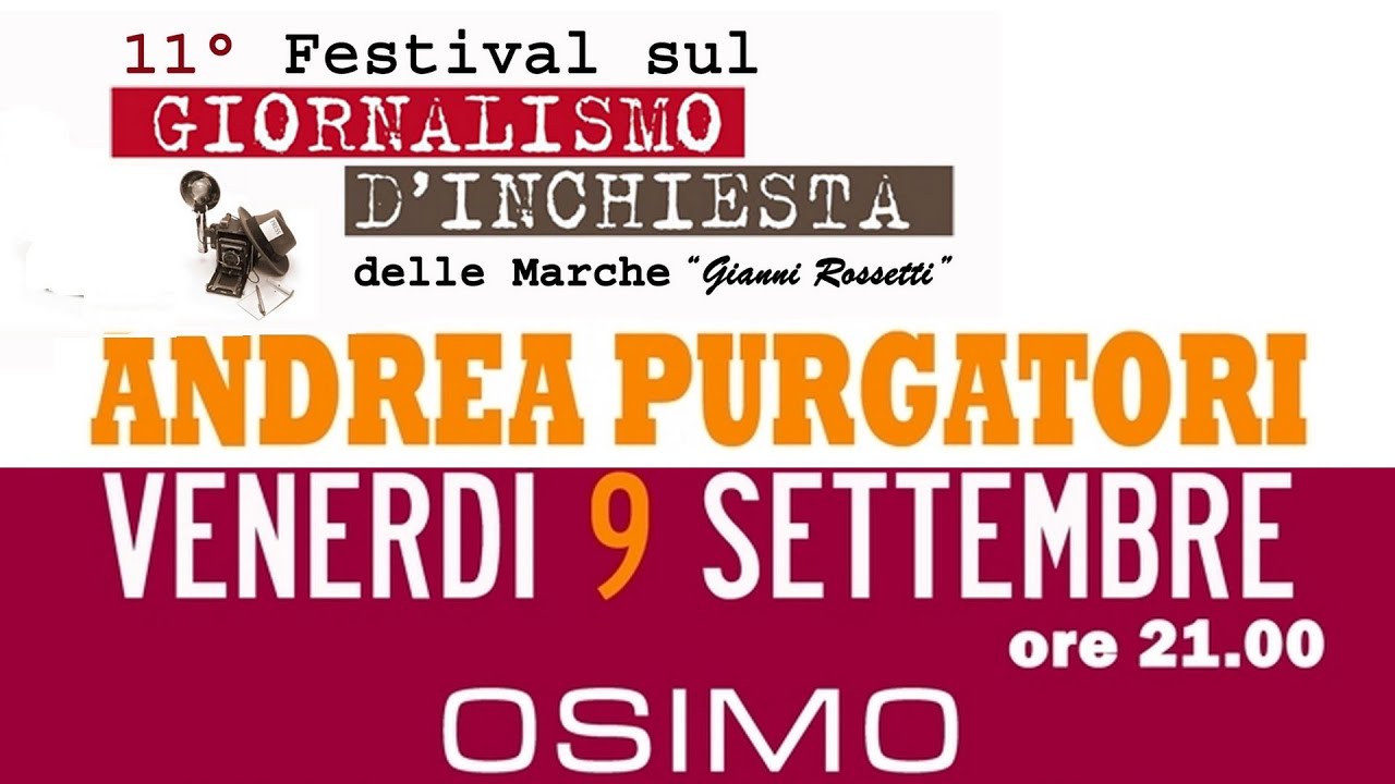 11&deg; festival sul giornalismo d'inchiesta
